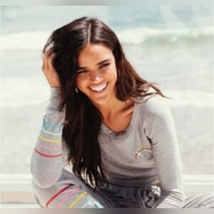 Chaser size Large rainbow bolt cozy pullover